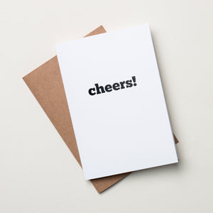 'Cheers' Card - By the Aroha Project