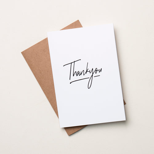 Thankyou Card - By the Aroha Project